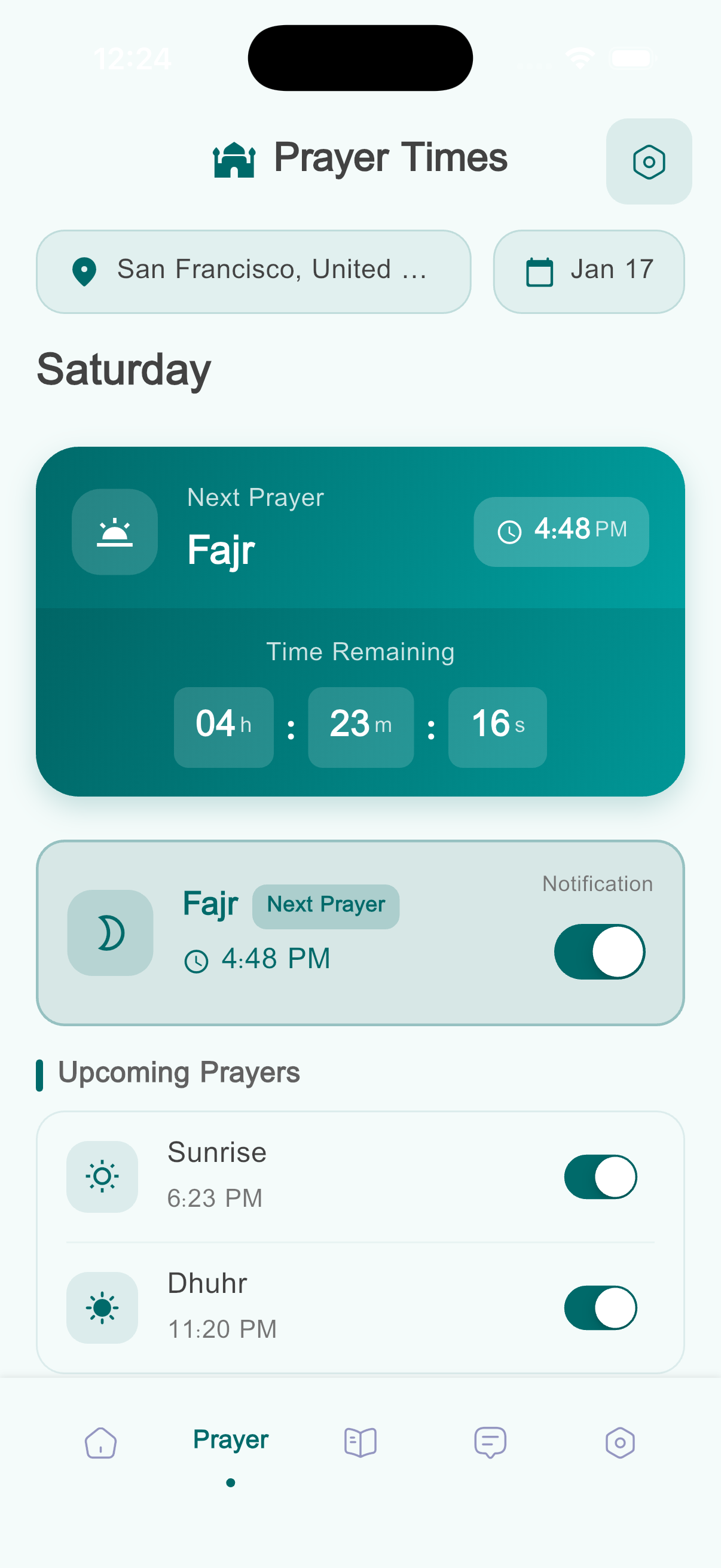 MuftiAI Prayer Times